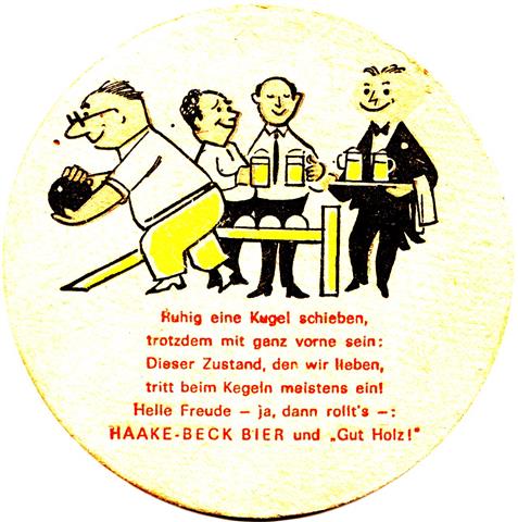bremen hb-hb haake comics gasthaus 6b (rund215-ruhig eine kugel)